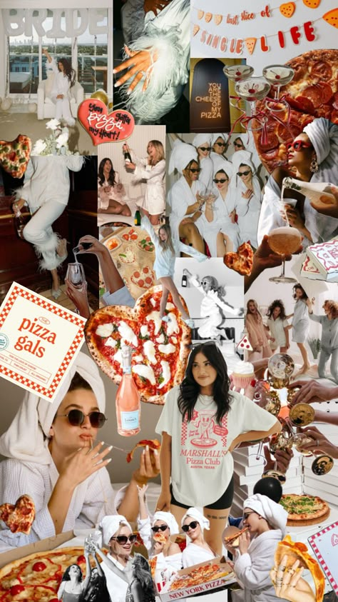 Last Slice/Pizza, PJs, and Prosecco 🍕🥂✨ #lastslice #pjsandpizza #pizzabach #bachelorette #bachinspo #bachelorettetheme #bridalshower #pizza #prosecco #bacheloretteweekend Christian Bachelorette Party, Christian Bachelorette Party Ideas, Malibu Bachelorette, Bachelorette Slumber Parties, Pjs And Prosecco, Birthday Magazine, Bachelorette Outfit Themes, Pjs Party, Bach Themes