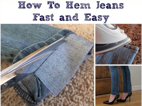 Looking for a great way to hem up your jeans and in the same time keep the original hem for a better look? If yes, you are in the right Diy Sy, Sew Ins, Hem Jeans, Diy Couture, Back Pocket, Learn To Sew, Diy Projects To Try, Sewing Techniques, Quilt Sewing