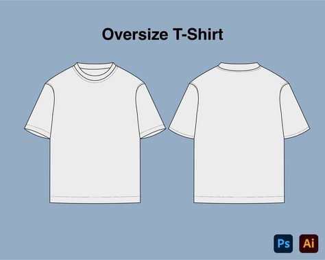 Blank Oversize T-shirt Mock-UP Template Compatible with illustrator,inkscape,photoshop and gimp. SVG FILES Oversized Shirt Template, Tshirt Design Mock Up, T Shirt Design Oversize, Merch Shirt Design, Oversized Shirt Design, Oversized Tshirt Design, Oversized Tshirt Mockup, Mock Up Shirt, Shirt Design Template