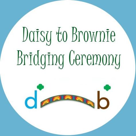 Bridging Ceremony Daisies to Brownies Brownie Bridging Ceremony, Girl Scout Daisy Activities, Girl Scout Meeting Ideas, Bridging Ceremony, Girl Scout Promise, Girl Scout Bridging, Girl Scout Troop Leader, Brownie Scouts, Scout Mom