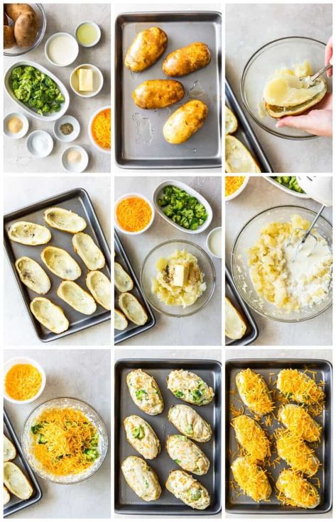 Broccoli Cheese Baked Potatoes, Broccoli And Cheese Baked Potato, Broccoli Cheese Baked Potato, Fun Cooking Recipes, Broccoli Twice Baked Potatoes, Broccoli And Cheese Potato, Twice Baked Potatoes With Broccoli, Broccoli And Cheese Twice Baked Potatoes, Baked Potatoes Broccoli Cheese