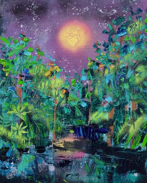 Paintings of Utopia by Danielle Klebes that pose the question, 'Does paradise exist?' | Creative Boom Utopia World, Utopia Art, Utopia Dystopia, Imaginary World, Nature Collection, Colorful Landscape, World Art, A Word, The Question