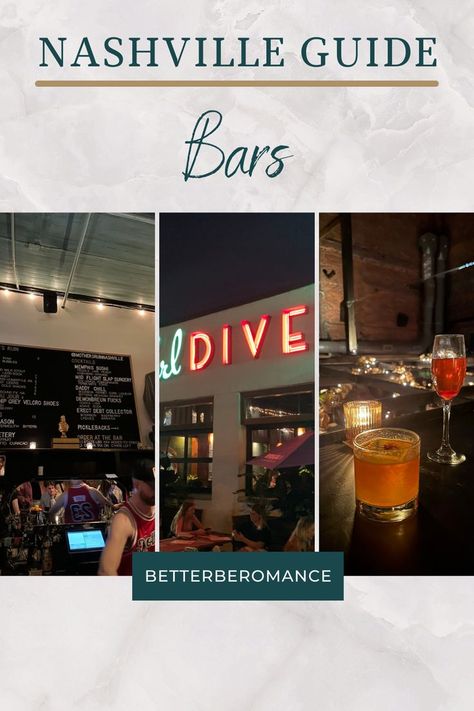 Where to go out in Nashville, TN for drinking and dancing! List of bars in blog post! Nashville Bars, Best Cocktails, Bars And Clubs, Nashville Tn, Go Out, Where To Go, Nashville, Feel Like, Blog Post