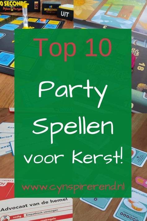 Mijn man en ik hebben een grote collectie met spellen. Tijdens kerst zetten we graag een partyspel op tafel. Dit zijn toegankelijke spellen, waar allerlei soorten spelers makkelijk en snel aan mee kunnen doen. Hieronder lees je onze persoonlijke Party Spellen Top 10 met onze favoriete partyspelletjes op dit moment. #Cynspirerend #Kerstmis #Spellentips Top 10, Novelty Sign, 10 Things