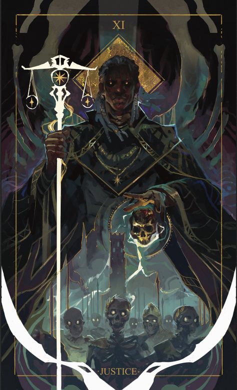 Bossfight Art, Occult Character Design, Eldritch God Character Design, Father Time Art, Eldritch God Concept Art, Tarot Concept Art, Divination Wizard Art, Dnd Tarot, Dishonored