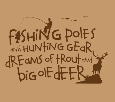 Childrens Room - Wall Decals Nursery Hunting Fishing Deer Baby - Fishing Poles Trout Vinyl decal Hunting Fishing Nursery, Baby Room Pictures, Wall Decals Nursery, Fishing Poles, Diy Wall Decals, Trendy Baby Nursery, Hunting And Fishing, Baby Fish, Baby Boy Nursery