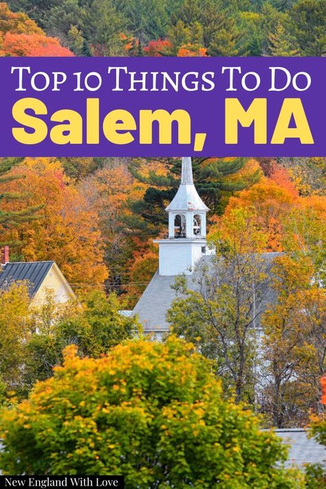 Traveling to Salem? There are so many fascinating things to do in Salem, MA. We share the top 10 must-see Salem attractions in this post. #Salem #Massachusetts #NewEngland #USATravel #TravelDestinations Salem Massachusetts Travel, Things To Do In Salem, Things To Do Outside, Salem Halloween, Rhode Island Travel, Massachusetts Travel, Secret Passageways, Visit Singapore, Salem Massachusetts