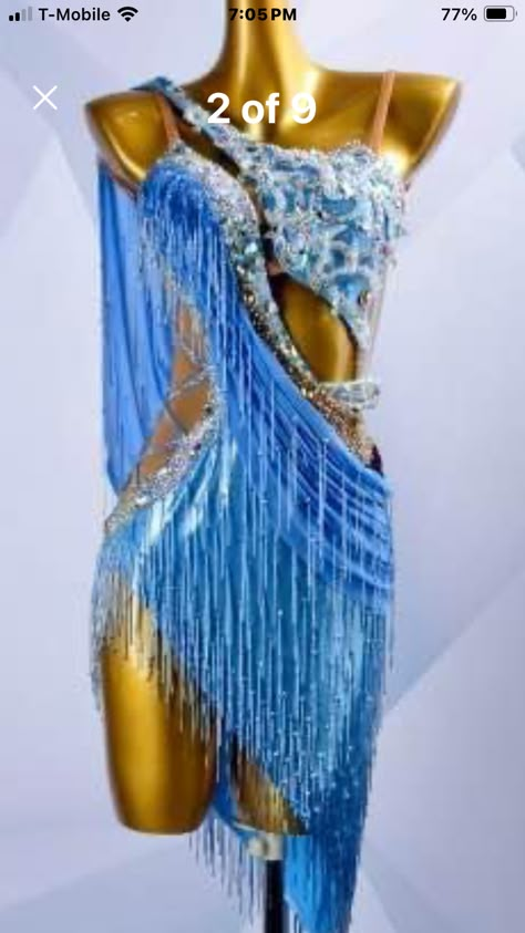 Latin Competition Dress, Avatar Clothes, Danza Latina, Ballroom Dancing Dresses Latin, Dancesport Dresses, Dance Competition Dress, Dance Comp, Carnaval Costume, Ballroom And Latin