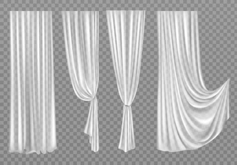 White curtains isolated on transparent F... | Free Vector #Freepik #freevector #freelight #freeart #freeroom #freewhite 3d Vector Illustration, Curtains Vector, Curtain Drawing, Theatre Curtains, Unique Curtains, Plain Curtains, Rome Antique, 3d Vector, Silk Curtains