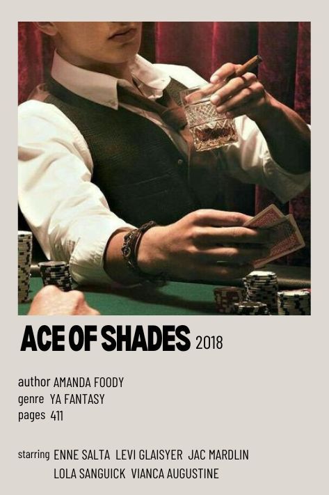 Ace Of Shades Fanart, Ace Of Shades, Polaroid Poster, Ya Fantasy, Shut Up, Books To Read, Shades, Fan Art, Reading