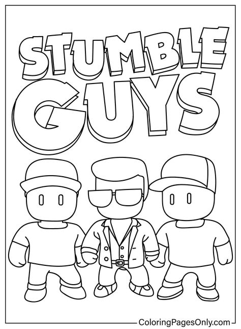 22 Free Printable Stumble Guys Coloring Pages Stumble Guys Coloring Pages, Germany Coloring Pages, Man Coloring Pages, Nerf Birthday Party, Stumble Guys, Unique Coloring Pages, Poster Drawing, Bad Guys, Coloring Pages Printable