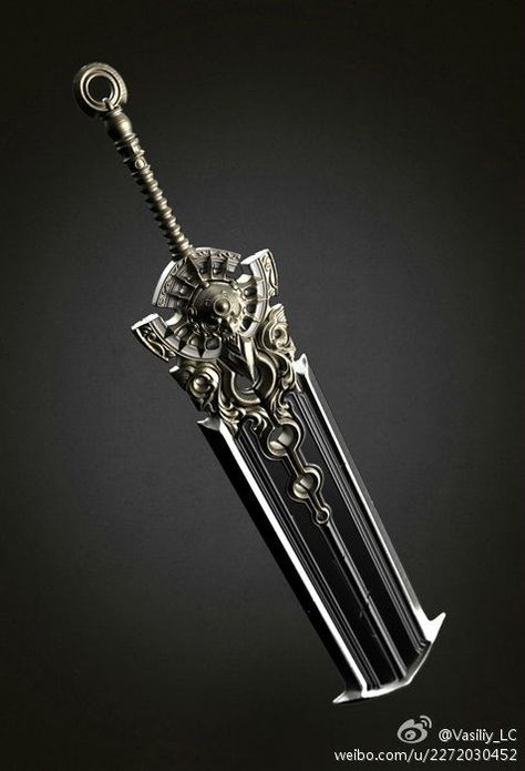 Tantamount to a steel wall, the Cleaver of Judgment is a massive ... 다크 판타지, Cool Swords, Fantasy Armor, Armor Concept, 판타지 아트, Steel Wall, Dark Fantasy Art, Artifacts, Cyberpunk