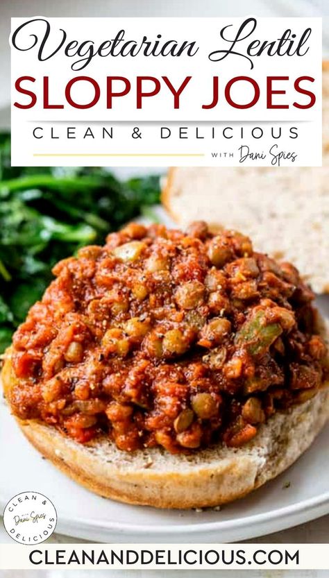 Indulge in a comforting meal with our Hearty Lentil Joes, where wholesome lentils take center stage in this delicious twist on the classic sloppy joe. Packed with flavor and nutrition, these plant-based sandwiches are perfect for a satisfying lunch or dinner. Whether you're a lifelong vegetarian or simply looking to try something new, these lentil joes offer a delightful blend of spices and textures that will leave you craving more. Perfect for family meals or casual gatherings, they're sure to become a new favorite in your recipe collection. Plant Based Hamburger Recipes, Best Vegetarian Meals, Brown Lentil Recipes, Lentil Crockpot, Healthy Vegetarian Dinner Recipes, Lentil Casserole Recipes, Plant Based Dinner Recipes, Lentil Dinner Recipes, Trader Joes Vegetarian