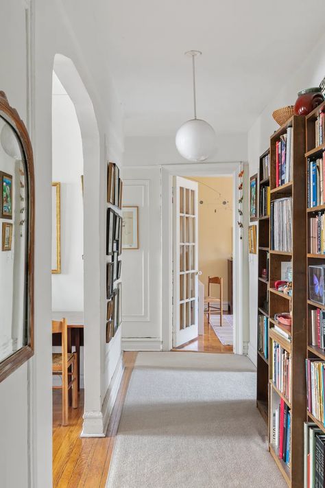 Brooklyn Heights Apartment, Apartment Brooklyn, Arched Doorway, Two Bedroom Apartment, Base Moulding, Large Bedrooms, Apartment Floor Plans, Brooklyn Museum, Cafe House