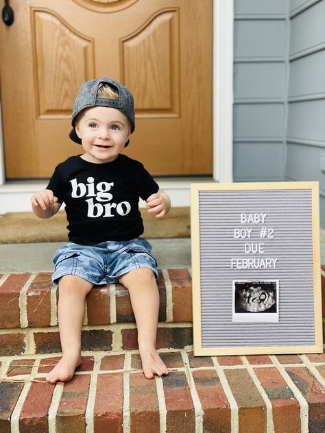 Baby Number 2 Announcement, Sibling Baby Announcements, 2nd Pregnancy Announcements, Big Brother Pregnancy Announcement, Baby 2 Announcement, Second Baby Announcements, Second Pregnancy Announcements, Sibling Announcement, Pregnancy Announcement Sibling