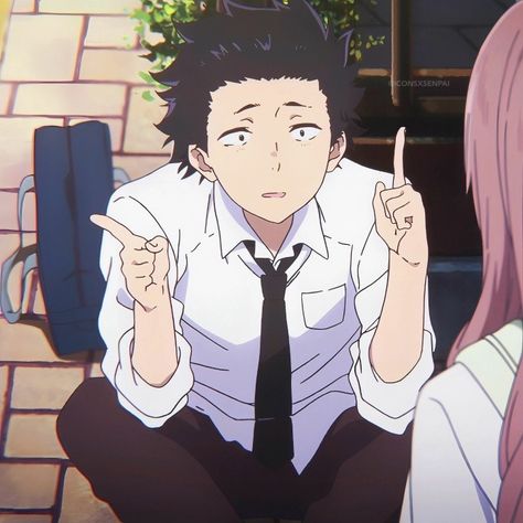 Shouya Ishida, A Silence Voice, A Silent Voice Manga, A Silent Voice Anime, A Silent Voice, Matching Profile Pictures, Slice Of Life, Film Serie, Anime Movies