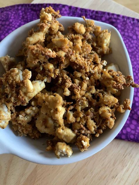 Crispy Vegan Italian Sausage Crumbles - Sam Cooks Kindness Vegan Italian Sausage, Dried Tofu, Plant Based Diet Meal Plan, Vegan Ideas, Plant Based Whole Foods, Vegan Italian, Vegan Beans, Diet Meal, Vegan Meal