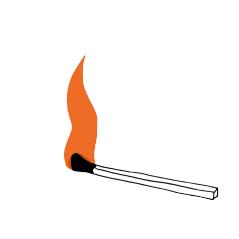 GIF Animation - Burning match by Tonicprints Match Illustration Fire, Fire Animation Gif, Animated Illustration Gif, Motion Design Illustration, Animation Gif Illustration, Gif Animation Ideas, Cute Animation Gif, Handdrawn Animation, Matches Illustration