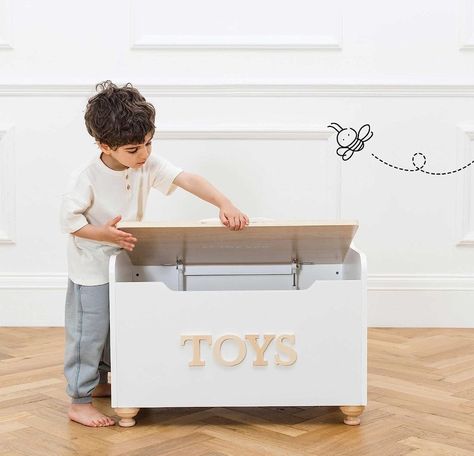 Vans Toy Story, Wooden Toy Chest, Le Toy Van, Toy Accessories, Toy Chests, Kids Toy Boxes, Wooden Toy Boxes, Storage Box With Lid, Vans Kids