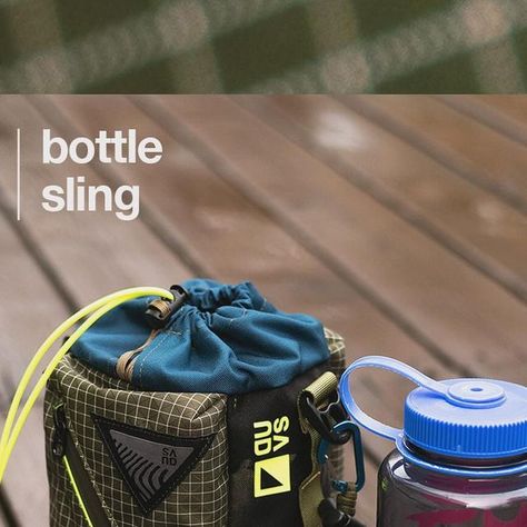 SAND Outdoor Goods on Instagram: "Custom bottle sling. Gridstop, Cordura 500 & 1000D, insulated side and bottom panels. . . . #sand #sandisacult #outdoorgoods #bottlesling" Insulated Siding, Bottle Sling, Custom Bottles, Camping & Hiking, Siding, Instagram