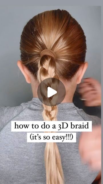 Audrey McClelland on Instagram: "HOW TO DO A 3D BRAID 💕 I had no idea how easy this braid was to do! I always thought it was just super complicated, but I am so glad to know I was wrong! This is such a pretty one and looks so COOL when it’s done! I had a little girl in our neighborhood ask me to do it in her hair, too! 🥰 Thank you @easytoddlerhairstyles for the inspiration and tutorial! ❤️
.
✨✨✨ Using hairstyling cream at the beginning, definitely helps keep the hair smooth as you create it. Let me know in the comments if I can share the information your way for the one we use (and love!). ❤️ 
.
#hairdo #braidideas #braidinspo #braidinspiration #braid #simplehairstyles #simplehair #simplehairstyle #easyhairstyles #easyhairstyle #easyhairstylesforgirls #cutehairstyles #cutehair #hairvideo How To Do A 3d Braid, How To Do A Braid, How To Braid Your Own Hair, 3d Braid, Braiding Your Own Hair, Braid Inspiration, Hair Smooth, I Was Wrong, Hair Cream