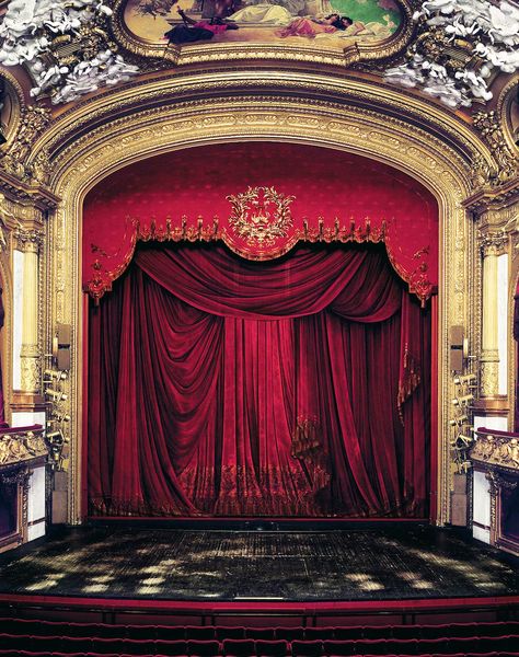 ROYAL SWEDISH OPERA HOUSE, STOCKHOLM, SWEDEN, The stage main curtain & proscenium arch. Old Theater, Theatre Curtains, Ballet Russe, Night At The Opera, Theater Stage, A Night At The Opera, Theatre Stage, Theatre Design, Red Curtains