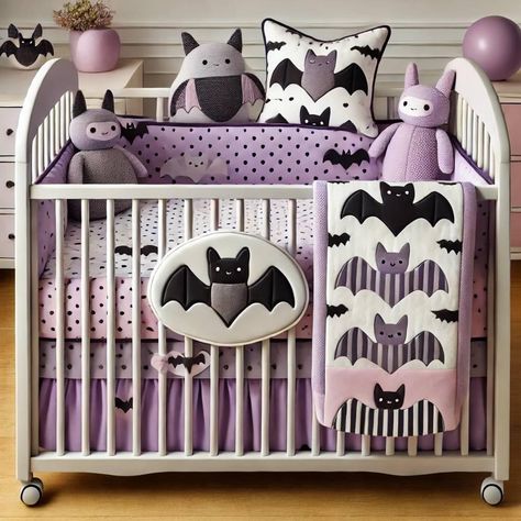 Gothic Nursery, Gothic Baby, Goth Baby, Baby Room Themes, Baby Bats, Nursery Room Design, Baby Room Inspiration, Nursery Room Inspiration, Baby Room Design