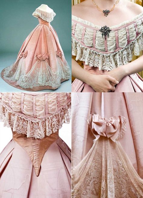 evening Victorian Ball Gowns, Gaun Abad Pertengahan, Dresses And Shoes, 1800s Fashion, Robes Vintage, Old Fashion Dresses, 19th Century Fashion, Old Dresses, Victorian Clothing