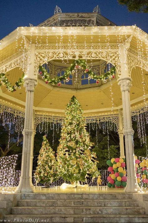 Resort Master Plan, Christmas Gazebo, Vintage Christmas Wreaths, Yachts Interior, Romanticizing Winter, Christmas Rules, Brides Flowers, Small Town Christmas, Christmas Proposal