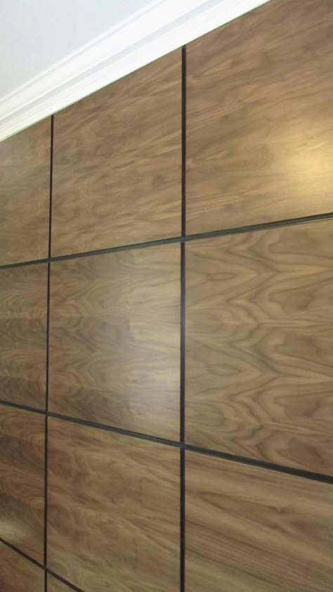 Wall Panelling Wood, Wall Panels, Painted,-Home  french cleat middle; both on wall and back of board. Brick Veneer Panels, Plywood Wall Paneling, Wall Cladding Interior, Modern Wall Paneling, Wood Wall Design, Plywood Walls, Wood Wall Panels, Mdf Panel, Timber Walls