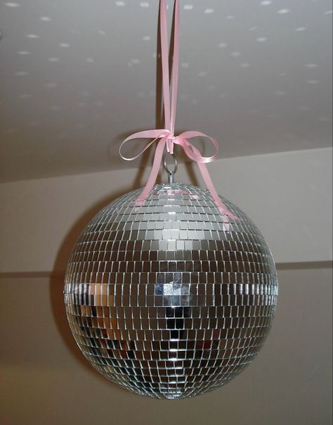 Mirror Disco Ball, Girly Birthday, Room Deco, Mirror Ball, 14th Birthday, Future Classroom, Disco Party, A Mirror, 16th Birthday