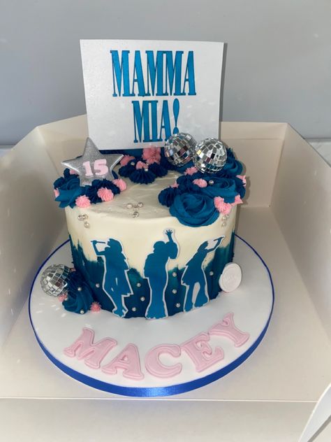 Abba 17th Birthday Cake, Mamma Mia Cake 20 Years, Mama Mia 17th Birthday Cake, Mama Mia Cake Ideas, Mamma Mia Cake Ideas, Mamma Mia Cake 17, 17th Birthday Mamma Mia, Mama Mia Cake, Mamma Mia Cake