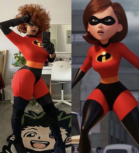 Halloween costume, the incredibles, sexy halloween costume, cute halloween girly costume, sexy for a party halloween costume cosplay, Disguise Women's Mrs. Incredible Classic Adult Costume Easy Cosplay Ideas Women Disney, Cosplay Women Costumes, Cosplay Ideas Women Plus Size, Redhead Cosplay Ideas, Halloween Female Costumes, Comicon Costume Women, Cosplay Couple Ideas, Couples Cosplay Ideas, Black Woman Cosplay