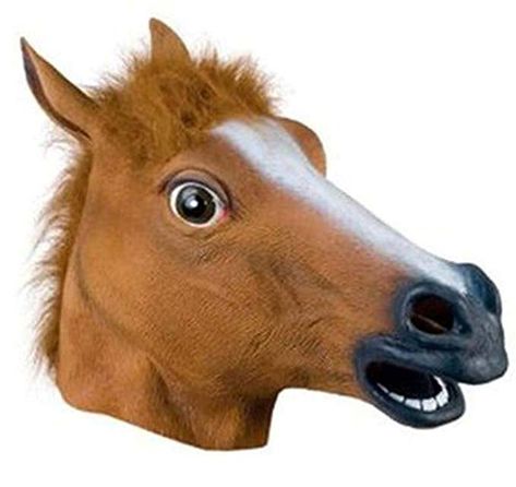 Amazon.com: Miyaya@ Funny Animal Masks Collection for Festival or Dance Party(Horse mask): Toys & Games Horse Head Mask, Halloween Horse, Accessories Cosplay, Horse Mask, Mascaras Halloween, Mask Masquerade, Head Mask, Cosplay Accessories, Brown Horse