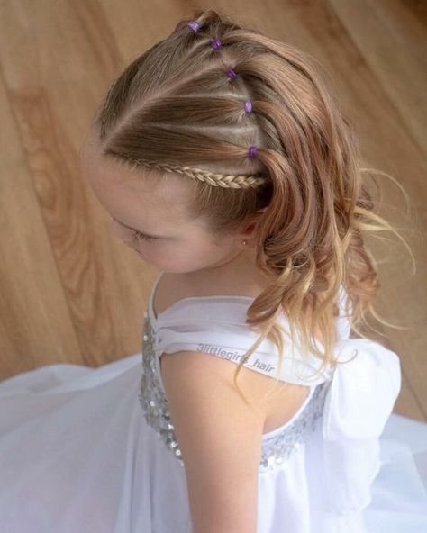 Toddler Hairstyles Girl Fine Hair, Easy Toddler Hairstyles, Girls Hairdos, Cute Toddler Hairstyles, Easy Little Girl Hairstyles, Girly Hairstyles, Girl Hair Dos, Lil Girl Hairstyles, Girls Hairstyles Easy