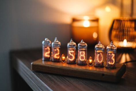 petro_vodopyan Nixie Tube, Soft Orange, Orange Light, Modern Technology, Rgb Led, Light Orange, Power Adapter, Clear Plastic, At Night