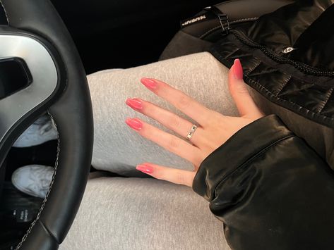 Pink Shellac Nails, Pink Shellac, Shellac Nails, Fitbit Flex, Nails, Pink