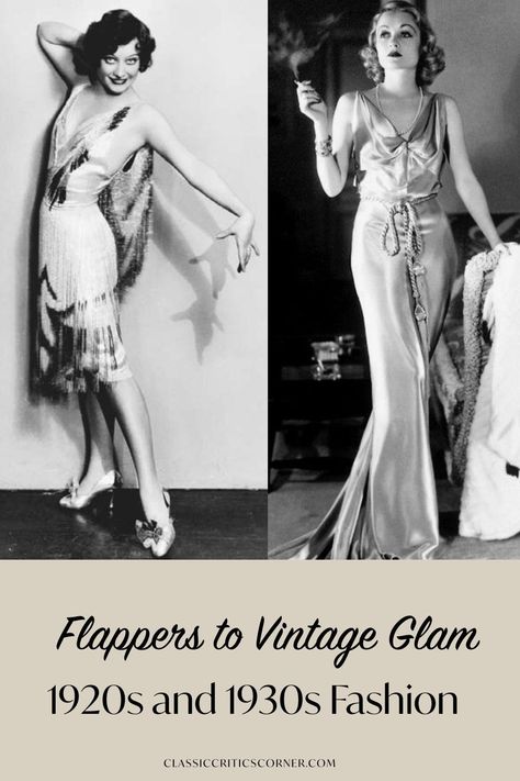 1920 Glam, Flapper Style 1920s, 1920 Outfits Women, 1920s Fashion Flapper, 1925 Fashion, Vintage Glam Fashion, 1930s Outfits, 1920s Flapper Girl, Vintage 20s Dresses