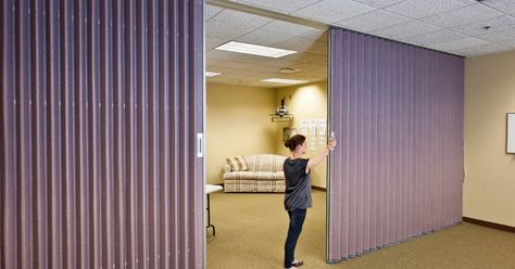 Hufcor Bi-Parting Accordion Door at St. Victoria Church in Minnesota. Exterior Glass Door, House Interior Design Bedroom, Accordion Wall, Folding Sliding Doors, Accordion Door, Glass Wall Systems, Accordion Doors, Folding Glass Doors, Sliding Folding Doors