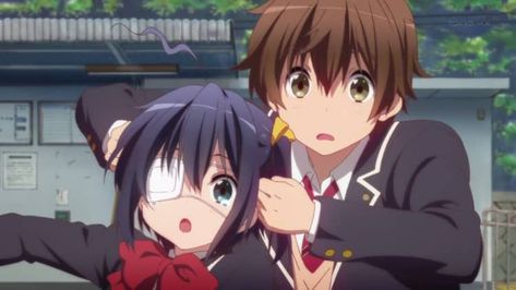 Kyoto Anime, High School Romance Anime, Rikka And Yuuta, Love Chunibyo, Rikka Takanashi, Anime Studio, Slice Of Life Anime, Adorable Anime, Amagi Brilliant Park