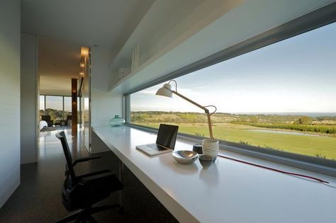 Window With A View, Modern Home Offices, Office Design Inspiration, Office Furniture Design, Work Spaces, Workspace Inspiration, Workspace Design, Office Workspace, Design Del Prodotto