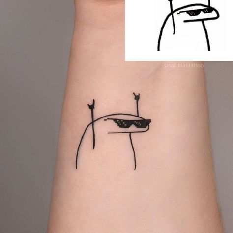 30+ Small & Simple Tattoo Ideas for Men Tattoo Ideas For Men Small Simple, Funny Tattoo Ideas For Men, Meaningful Tattoo Designs Men, Small Funny Tattoo Ideas, Simple Leg Tattoo Men, Simple Funny Tattoos, Funny Tattoos Ideas, Tattoo Small Men, Funny Tattoos For Men