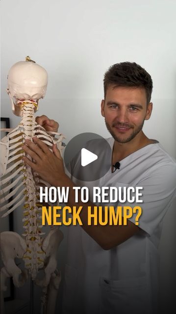 Dr. Ales Ulishchenko - MD, DO, PhD, Osteopath, Healer on Instagram: "HOW TO REDUCE DOWAGER’S HUMP?🔥

The heck hump is an adaptation of the body to chronic tension that exists in the upper thoracic spine. And where there is tension, stagnation always forms there, as blood flow worsens….😨

❗️I have another powerful technique for reducing neck hump and stretching neck 🤩 do you want me to publish it too? Let’s get many reactions in the comments and I’m posting it 👇🏻" How To Remove Humpback, How To Reduce Neck Hump, Reduce Neck Hump Exercise, Dowager's Hump, Neck Hump, Exercise Tips, You Want Me, Blood Flow, Adaptation