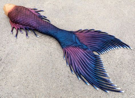 Galaxy Mermaid Tail, Finfolk Mermaid Tails, Black Mermaid Tail, Purple Mermaid Tails, Mermaid Tail Ideas, Siren Tail, Glaucus Atlanticus, Merman Tails, Blue Mermaid Tail