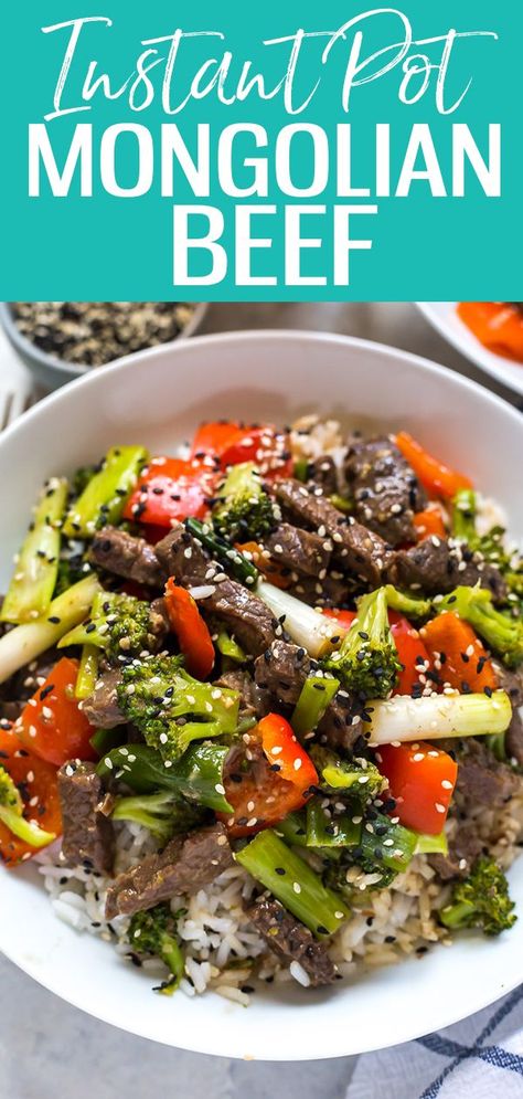 Instant Pot Mongolian Beef, Mongolian Beef Recipes, Best Beef Recipes, Healthy Beef Recipes, Mapo Tofu, Beef And Broccoli, Pot Recipes Easy, Mongolian Beef, Easy Eat