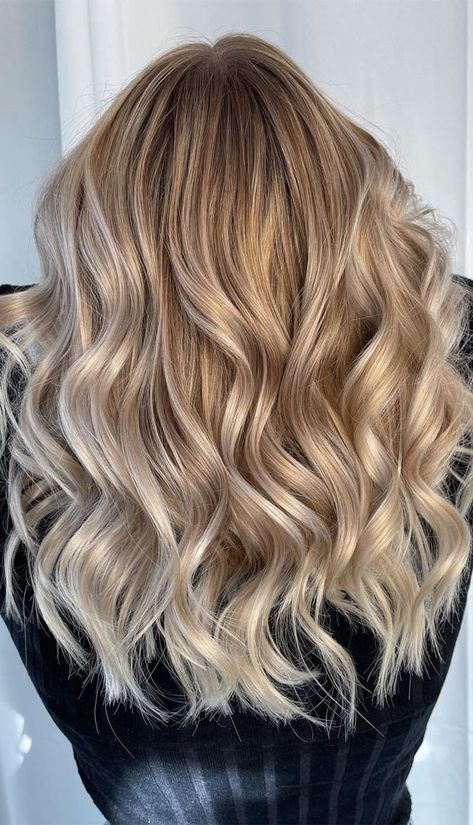 35 Cute Summer Hair Colours & Hairstyles : Buttercream Blonde Balayage Babylights 2024 Summer Hair Color Trends For Women, 2024 Summer Hair, Blonde Balayage Babylights, Buttercream Blonde, Summer Hair Colour, Colours 2023, Hair Colors For Dark Hair, Babylights Blonde, Cute Summer Hair