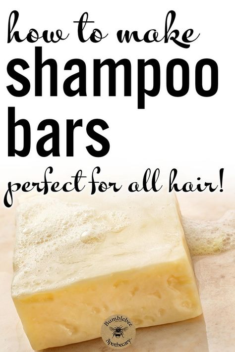 Conditioner Bar Recipe, How To Make Shampoo, Diy Shampoo Recipe, Diy Shampoo Bar, Homemade Shampoo Bar, Shampoo Bar Recipe, Baking Soda For Hair, Easy Soap Recipes, Natural Shampoo Bar