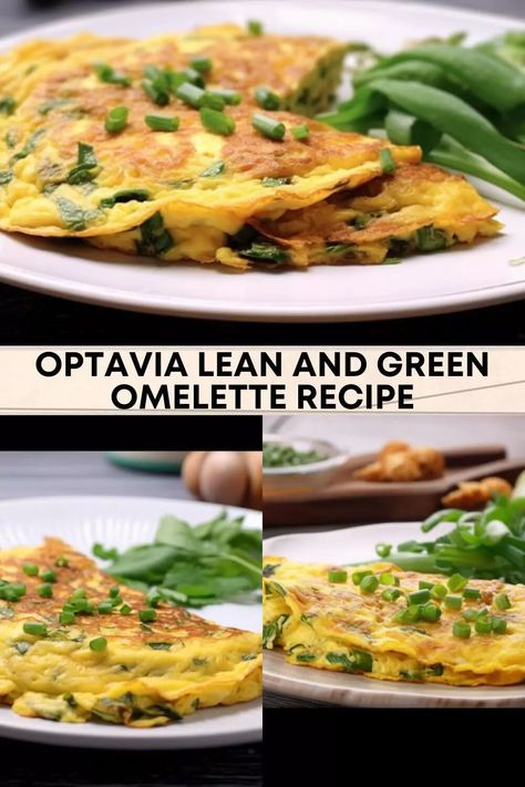 Lean And Green Omelet Optavia, Lean And Green Breakfast, Green Omelette, Healthy Omelette, Egg White Omelette, Optavia Lean And Green, Lean And Green, Types Of Herbs, Omelette Recipe