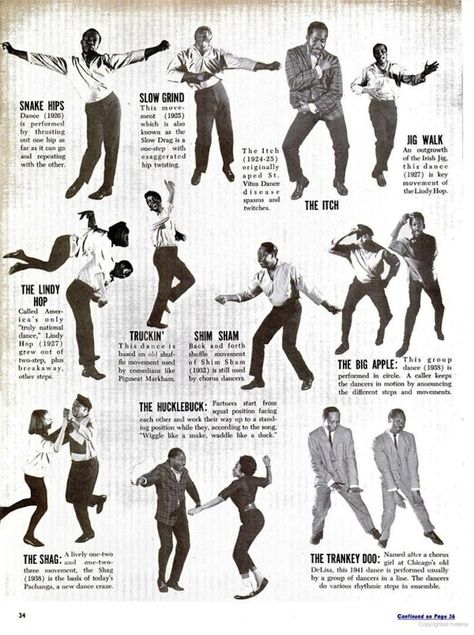 Various 1950s Radness | 15 Infographics That Will Make You A Great Dancer Joe Black, Day Of Dead, Ebony Magazine, Vintage Dance, Napoleon Dynamite, Peter Griffin, Alvin Ailey, Bust A Move, Jitterbug