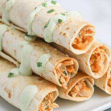 Honey Lime Chicken Taquitos - Together as Family Mexican Taquitos Chicken, Taquitos Chicken Healthy, Honey Lime Chicken Taquitos, Sour Cream Chicken Taquitos, Southwest Chicken Taquitos, Creamy Salsa, Honey Lime Chicken, Delicious Family Dinners, Chicken Taquitos